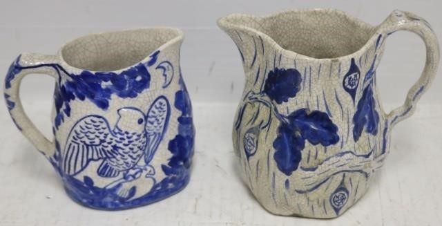 2 PIECES OF DEDHAM POTTERY TO