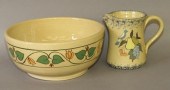 2 PIECES OF FOLK ART POTTERY B