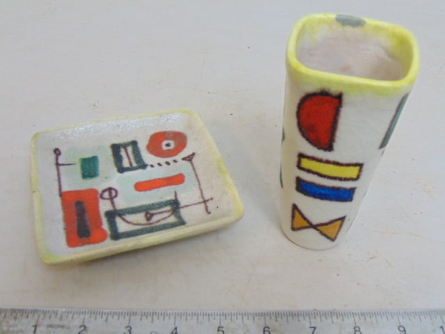 2 PIECES OF GAMBONE ITALIAN ART