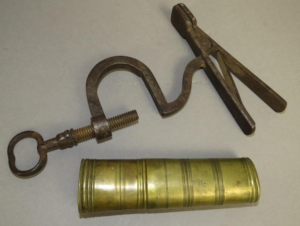 2 PIECES OF HISTORIC METALWAREca.