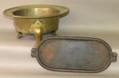 2 PIECES OF METALWAREca. 1870-