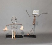 2 PIECES OF RECYCLED ART2 piec
