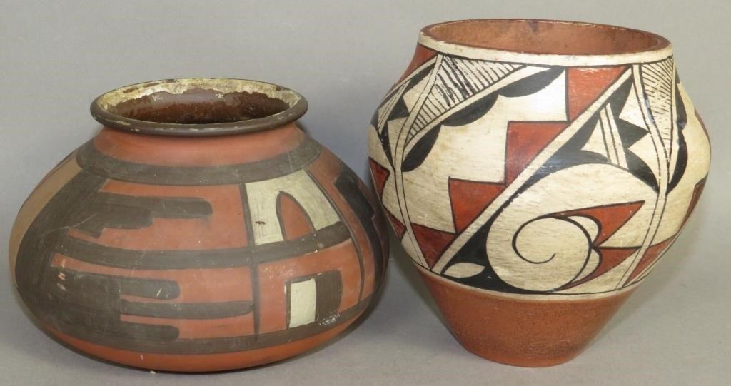 2 PIECES OF SIGNED NATIVE