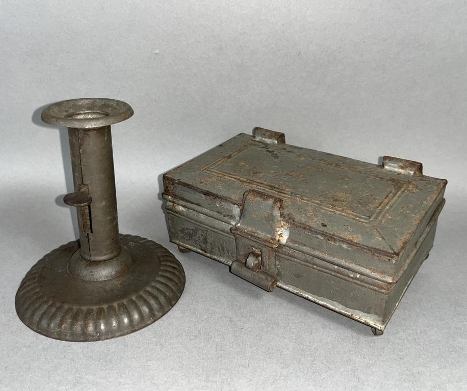 2 PIECES OF TINWARE CA.