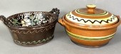 2 PIECES OF TURTLE CREEK POTTE
