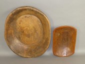 2 PIECES OF WOODENWAREca. 18th