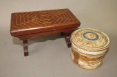 2 PIECES OF WOODENWAREca. 19th