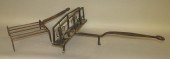 2 PIECES OF WROUGHT IRON COOKW