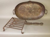 2 PIECES OF WROUGHT IRON HEART