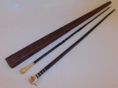 2 PLANTATION CANES2 antique pl