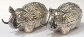 (2) PLATA VILLA REPOUSSE STERL