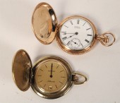 2 POCKET WATCHES, WALTHAM AND