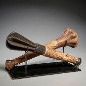 (2) POLYNESIAN THROWING CLUBS<