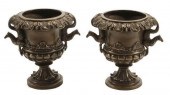 (2) POMPEIAN STYLE PATINATED B