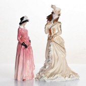 2 PORCELAIN FIGURINES; DOULTON