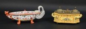 2 PORCELAIN INKWELLS2 porcelai