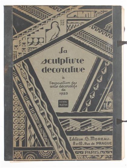 2 portfolios.  Rapin, Henri. La