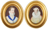 (2) PORTRAIT MINIATURES GENTLE
