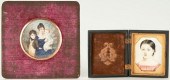 2 PORTRAIT MINIATURES OF CHILD