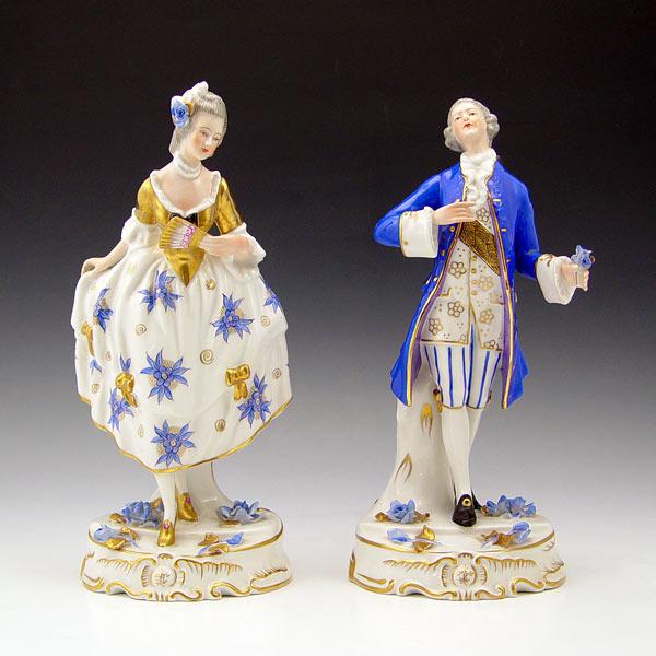 2 PORTUGUESE FINE PORCELAIN