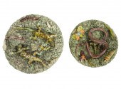2 PORTUGUESE PALISSY WARE PLAT