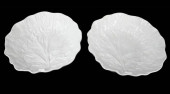 2 PORTUGUESE WHITE CABBAGE POT
