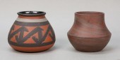 2 POTTERY VASES NILOAK & CLIFT