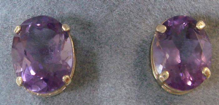 2 Pr 14K YG earrings,  Heart-Shaped