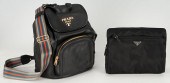 2 PRADA TRAVEL BAGS, BACKPACK