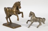 (2) PRANCING HORSE IRON STILL
