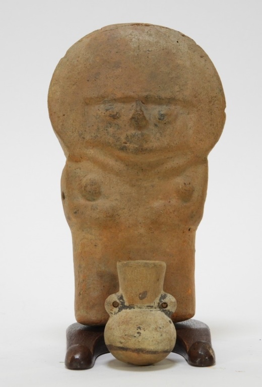 2 PRE COLUMBIAN MOCHE STANDING
