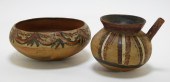 2 PRE COLUMBIAN NAZCA POTTERY
