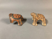 (2) PRE-COLUMBIAN PAINTED POTT