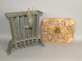 2 PRIMITIVE ITEMSca. 1840-1920