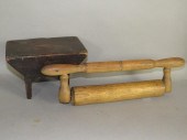 2 PRIMITIVE ITEMSca. mid 19th
