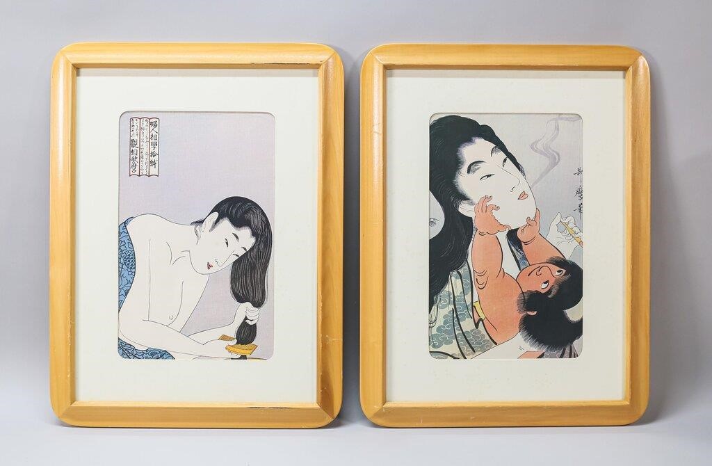 2 PRINTS AFTER KITAGAWA