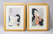 2 PRINTS AFTER KITAGAWA UTAMAR