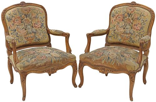 (2) PROVINCIAL LOUIS XV STYLE