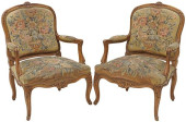 (2) PROVINCIAL LOUIS XV STYLE