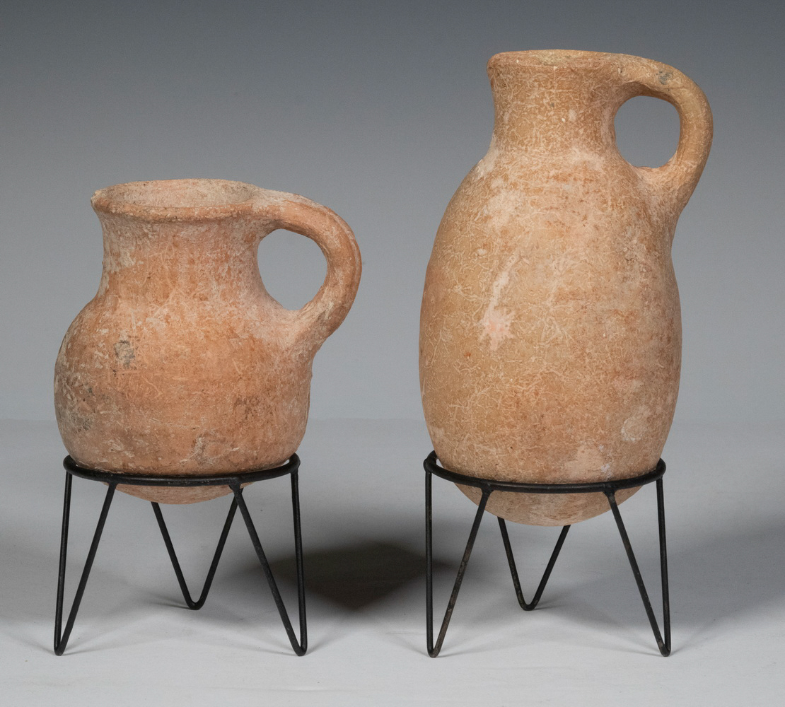 (2) PROVINCIAL ROMAN CLAY VESSELS