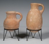 (2) PROVINCIAL ROMAN CLAY VESS