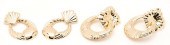 2 PRS. LADIES' HOOP 14K EARRIN