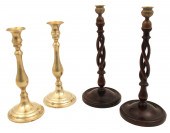 2 PRS. OF ENGLISH CANDLESTICKS