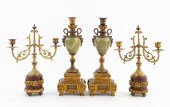 2 PRS. OF FRENCH CANDLESTICKS,