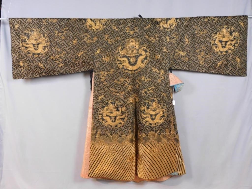 (2) QING DYNASTY GARMENTS, 19TH