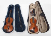 2 QUARTER STUDENT VIOLINS WITH