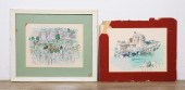 2 RAOUL DUFY LITHOGRAPHS EPSOM
