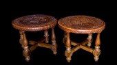 2 RARE ANGEL PAZMINO TABLES EC