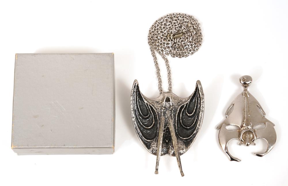 2 RARE GUY VIDAL BIOMORPHIC