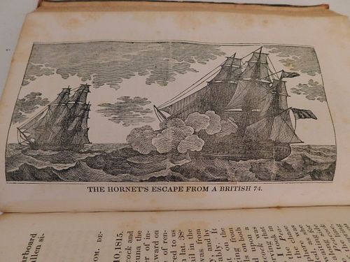 2 RARE NAVAL BOOKS 1816 & 18382